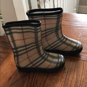 BURBERRY KIDS RAIN BOOTS